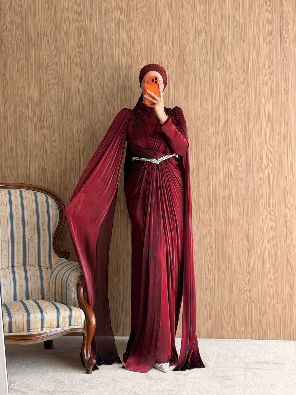 Lavinia Pelerinli Abiye-Bordo