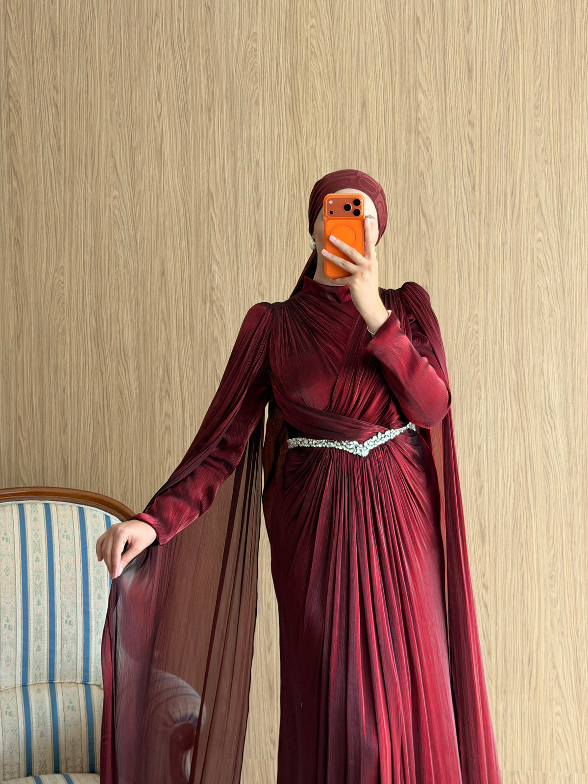 Lavinia Pelerinli Abiye-Bordo