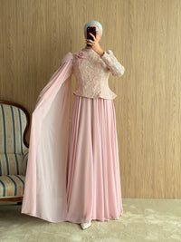 Mira Pelerinli Abiye-Pembe