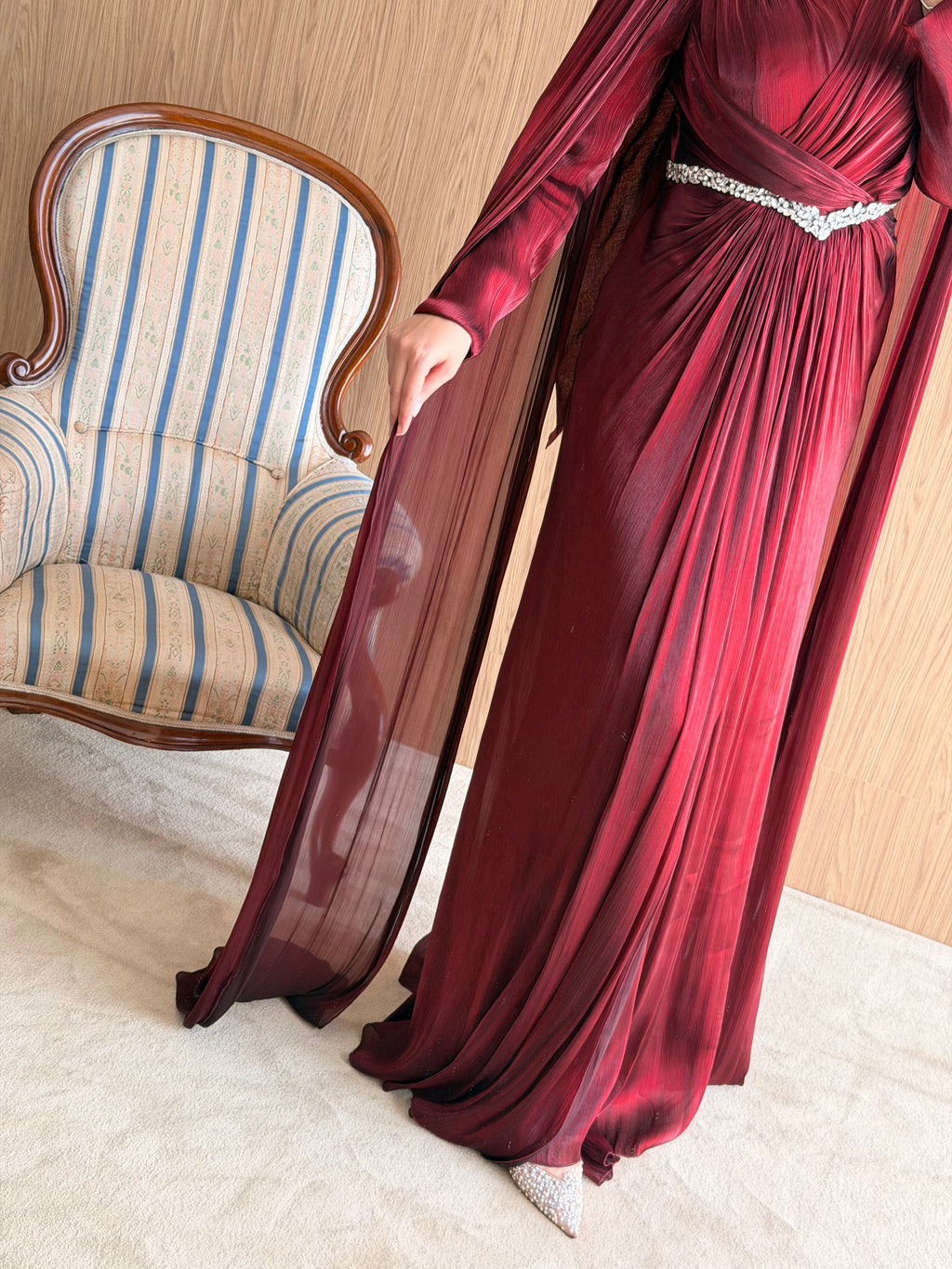 Lavinia Pelerinli Abiye-Bordo