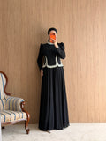 Royal Pearl Abiye -Siyah