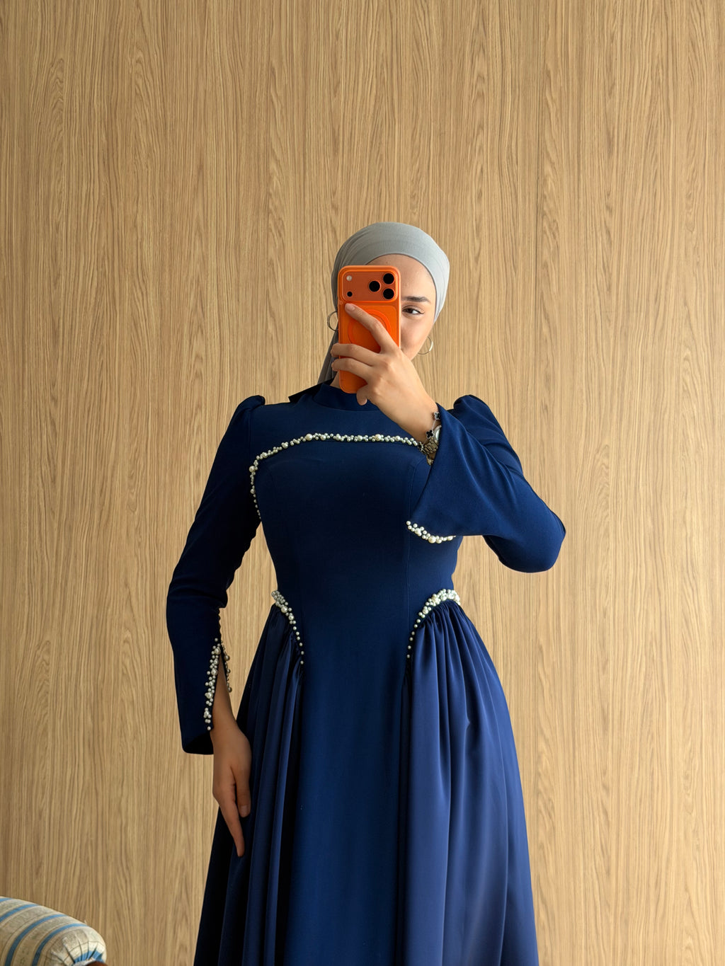 Elina İnci Abiye ⭐ -Lacivert