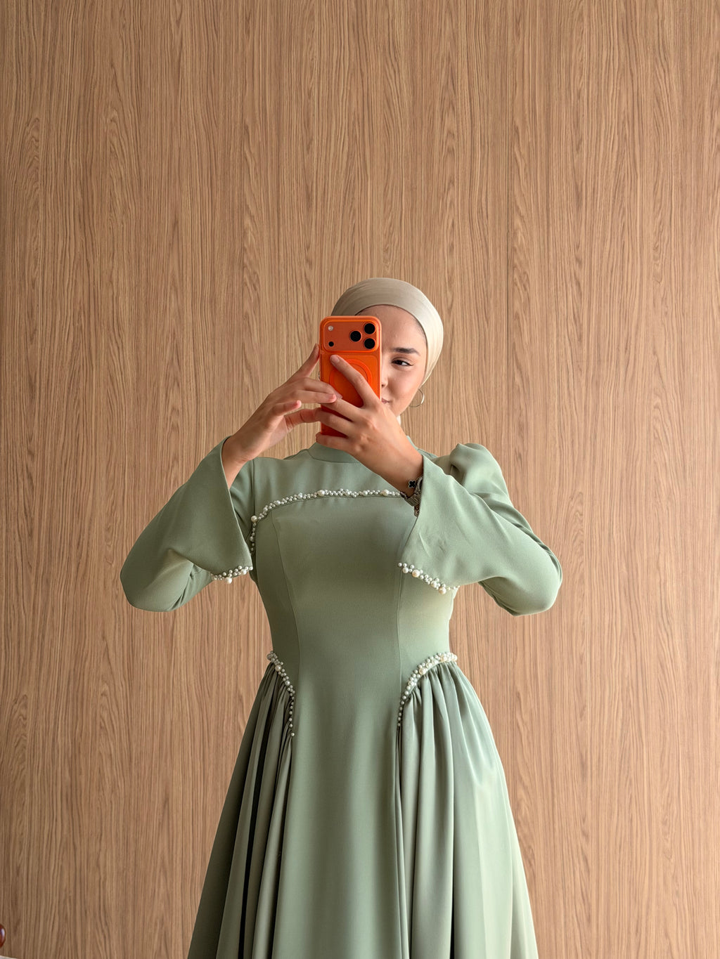 Elina İnci Abiye ⭐ -Mint Yeşili