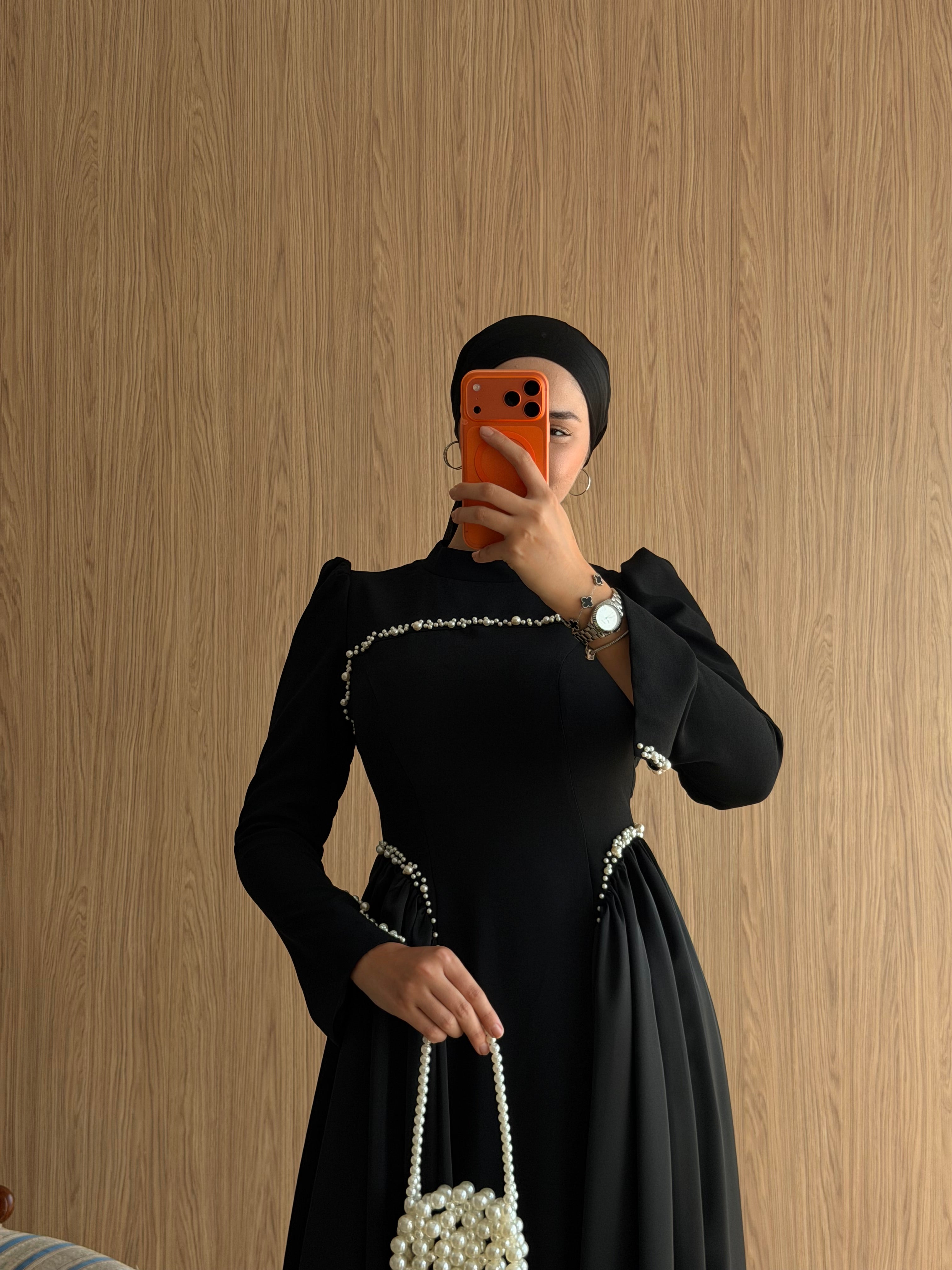 Elina İnci Abiye ⭐ -Siyah