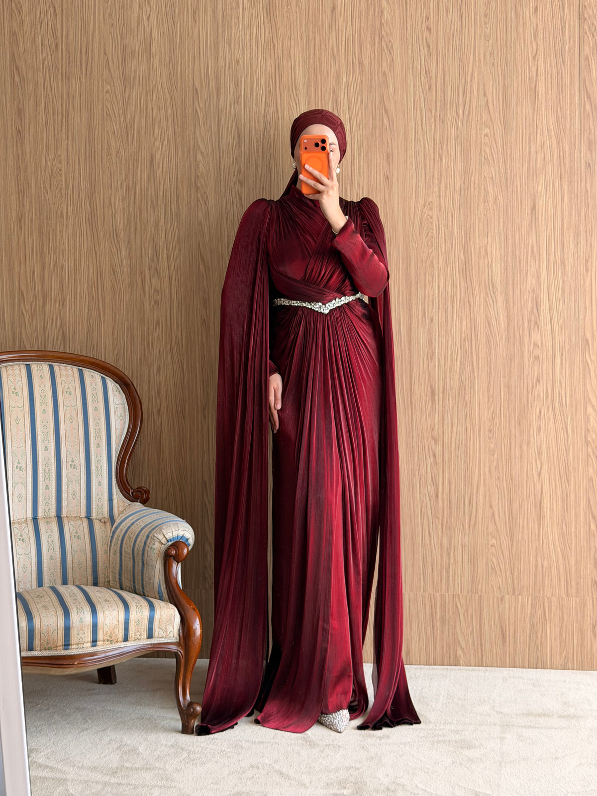Lavinia Pelerinli Abiye-Bordo