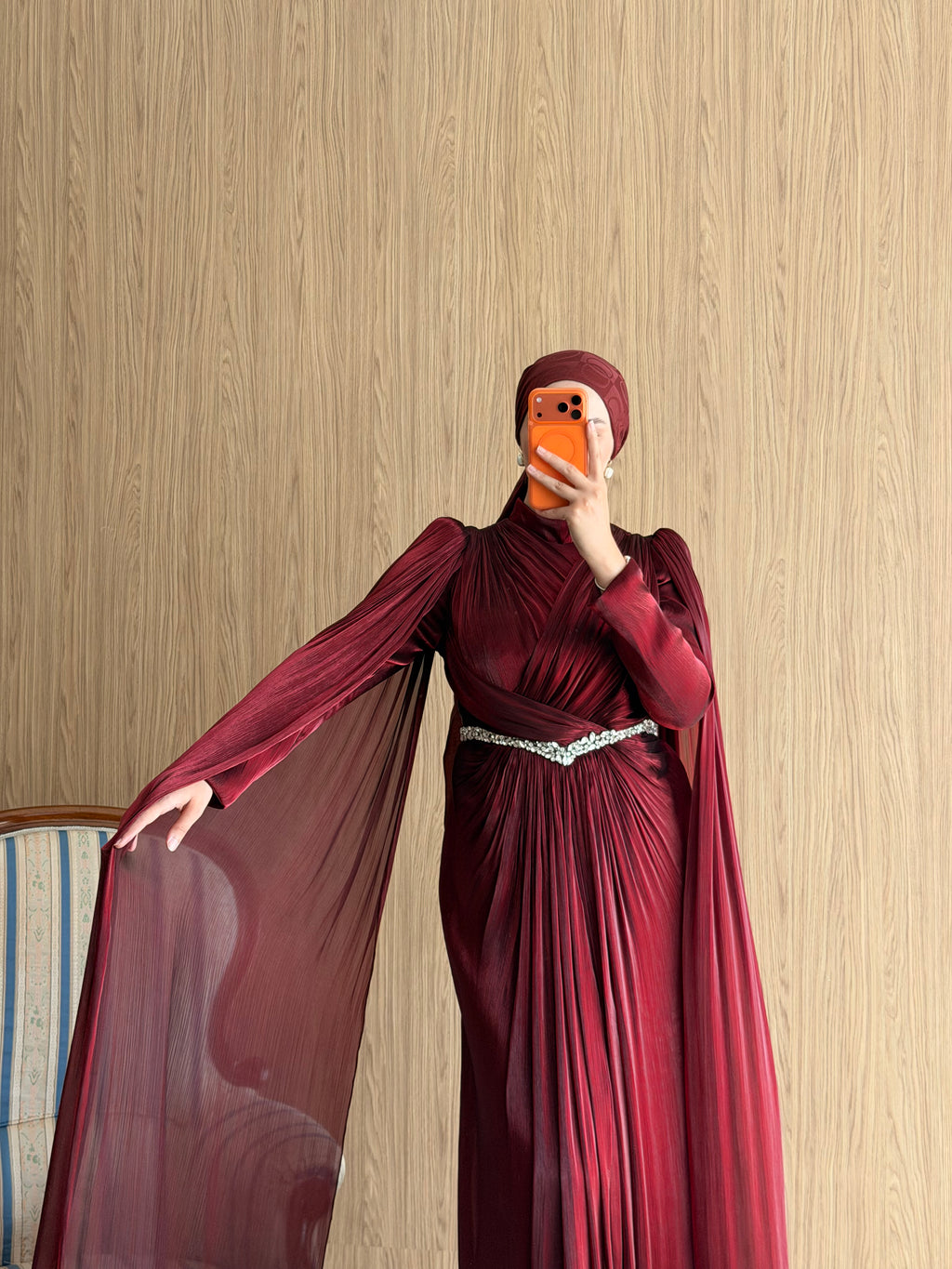 Lavinia Pelerinli Abiye-Bordo
