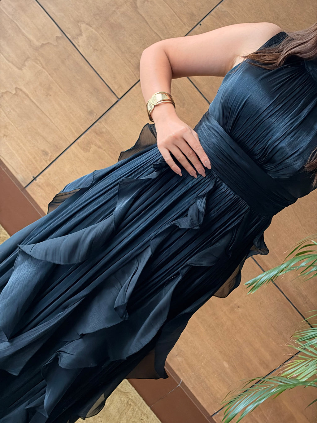 Perla Cancan Abiye-Siyah